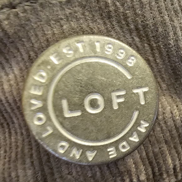 LOFT Corduroy Skinny Leg Pants/Jeans - Picture 2 of 4